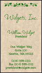 Custom business card template PXHFJENZMLJZ
