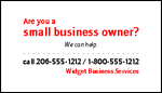 Custom business card template QPDXQMZHKDTR