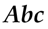 Palladio Bold Italic