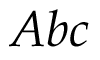 Palladio Italic